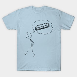 instrument, Harmonica T-Shirt